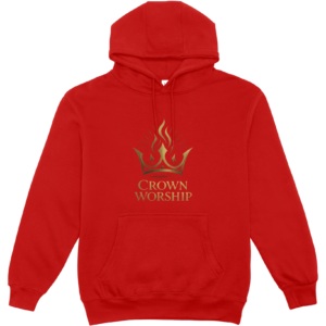 Crown Worship Hoodies - Red