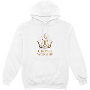 Crown Worship Hoodies - White