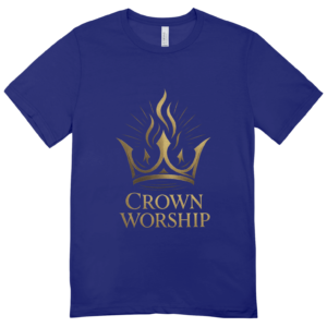Crown Worship T-shirts - X-Small, Blue