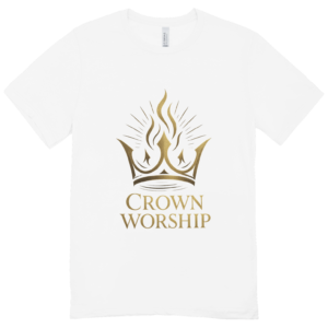 Crown Worship T-shirts - X-Small, White